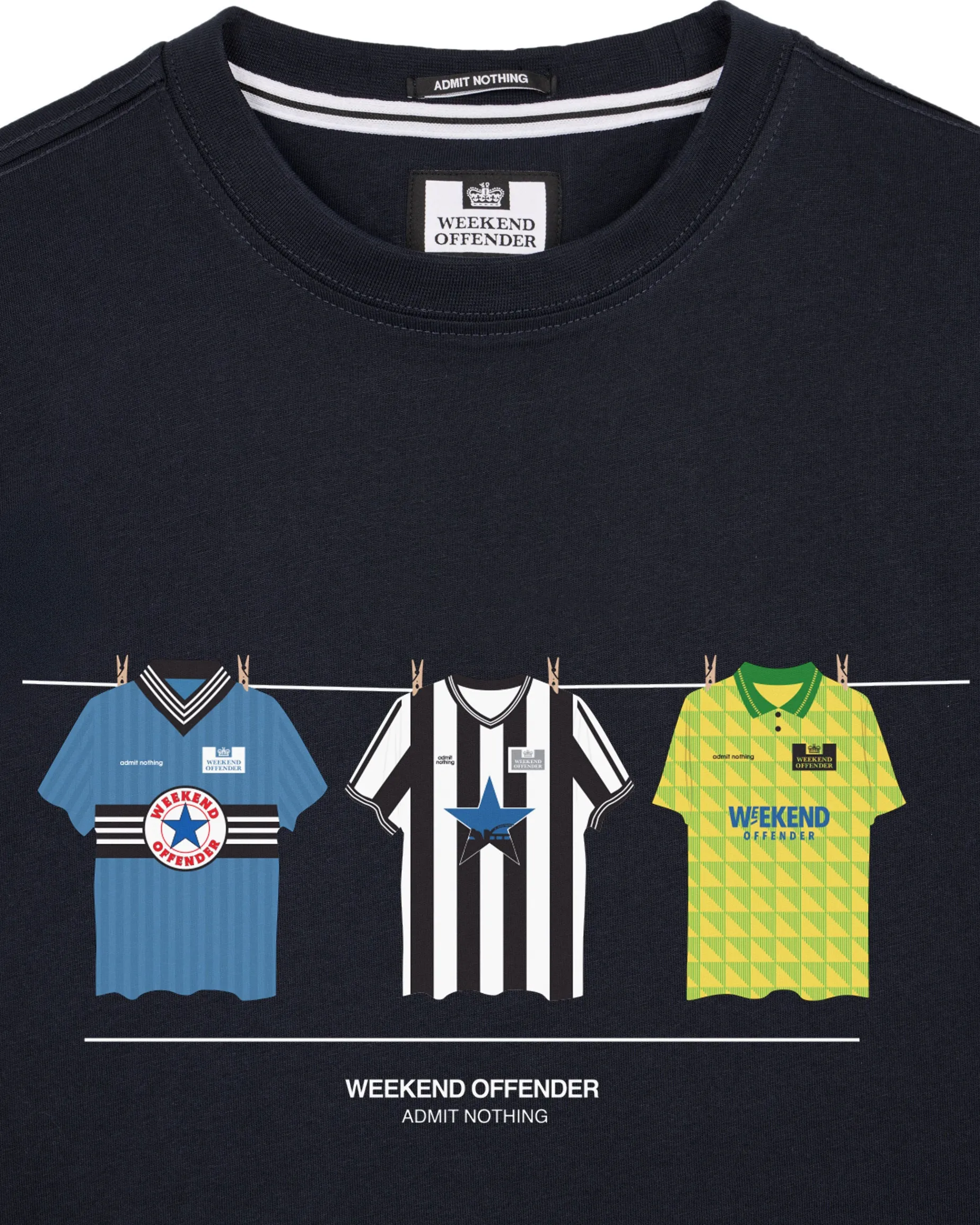 Newcastle Shirts T-Shirt Marineblau