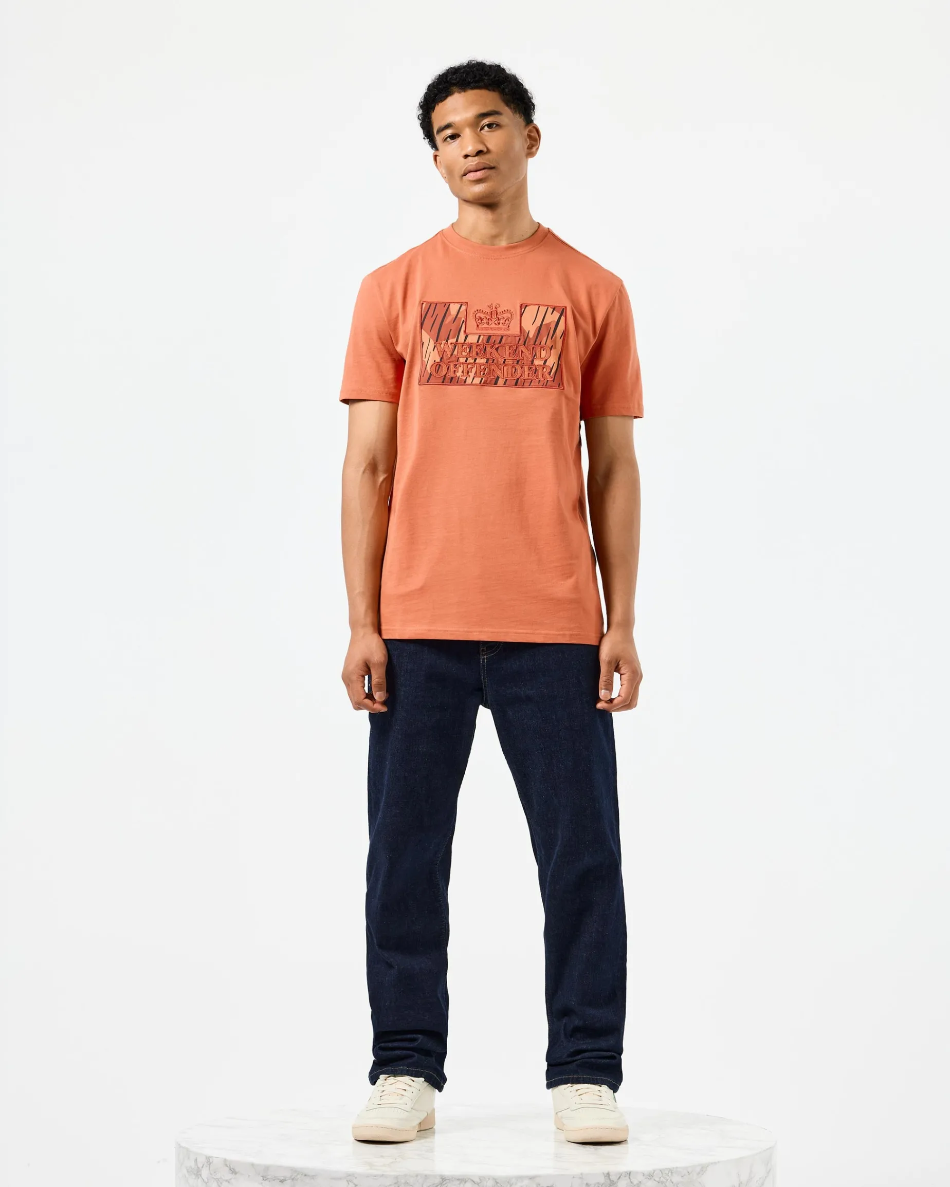 Noda Camo T-Shirt Uluru Orange Regen Camo