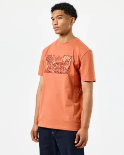 Noda Camo T-Shirt Uluru Orange Regen Camo