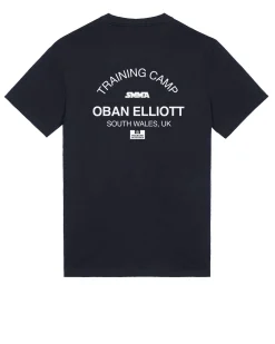 Oban Elliott – Trainingscamp – T-Shirt mit Grafik, Marineblau