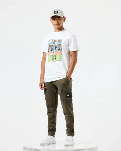 Opus Grafik-T-Shirt Weiß