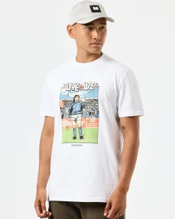 Opus Grafik-T-Shirt Weiß