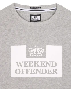 Penitentiary Klassisches Sweatshirt Graumeliert