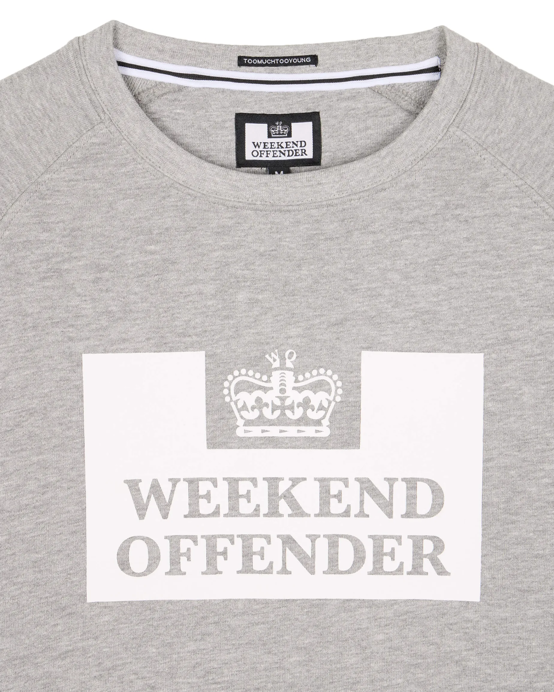 Penitentiary Klassisches Sweatshirt Graumeliert