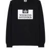 Penitenty Klassisches Sweatshirt Schwarz