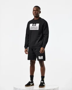 Penitenty Klassisches Sweatshirt Schwarz