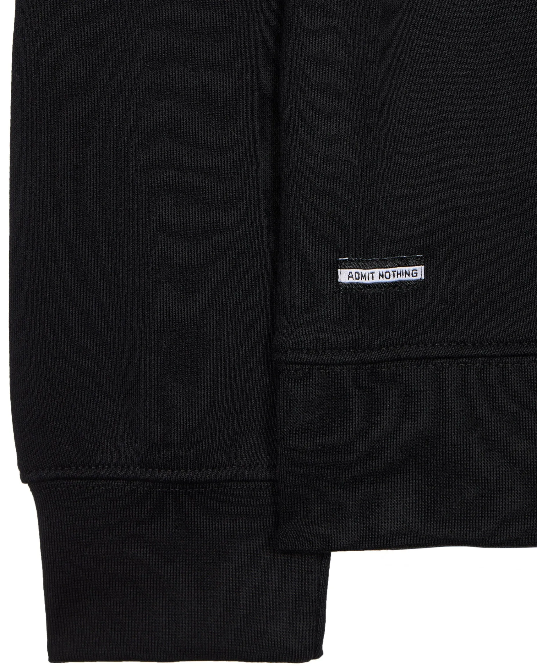 Penitenty Klassisches Sweatshirt Schwarz