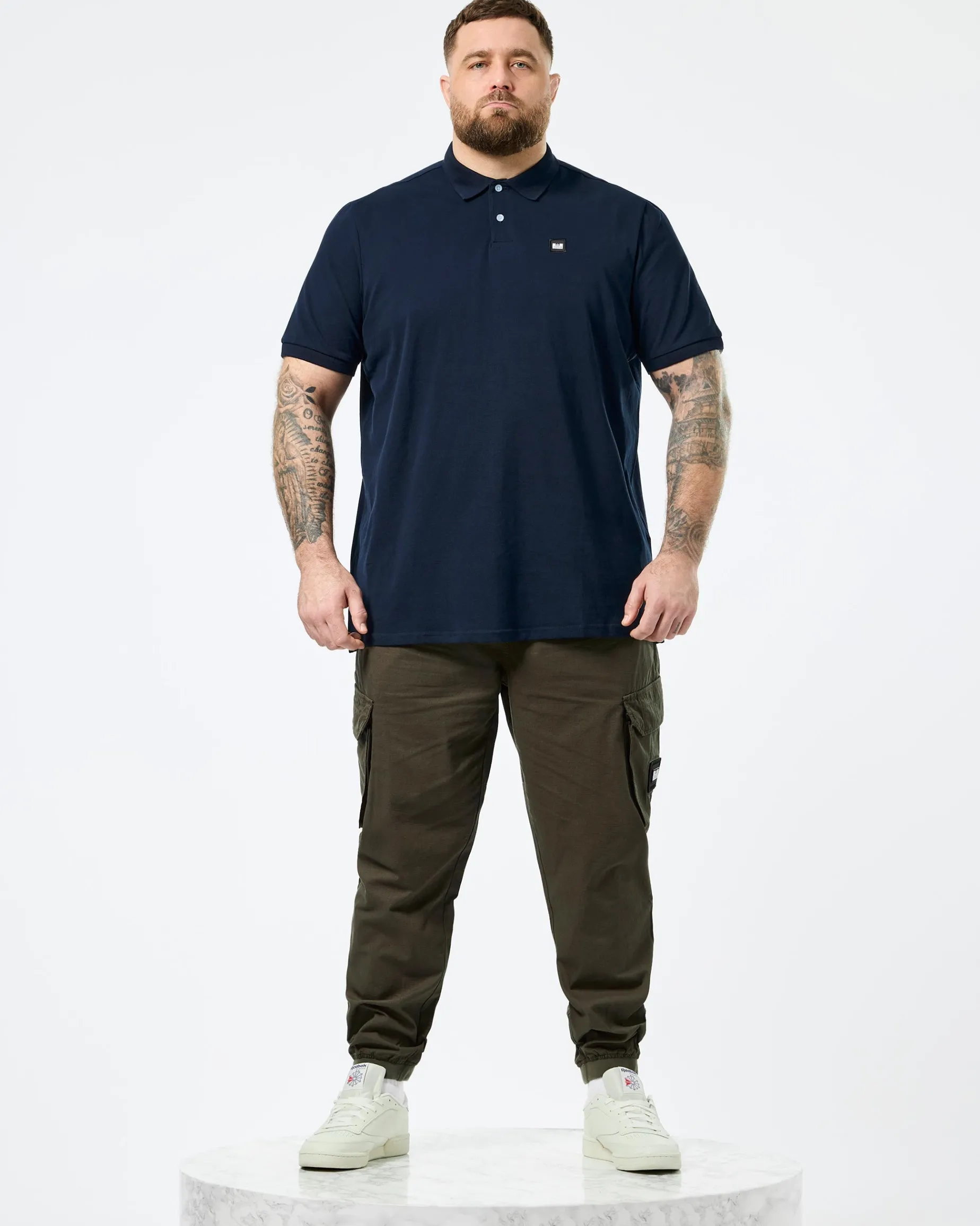 Plus Size - Caneiros Poloshirt Navy