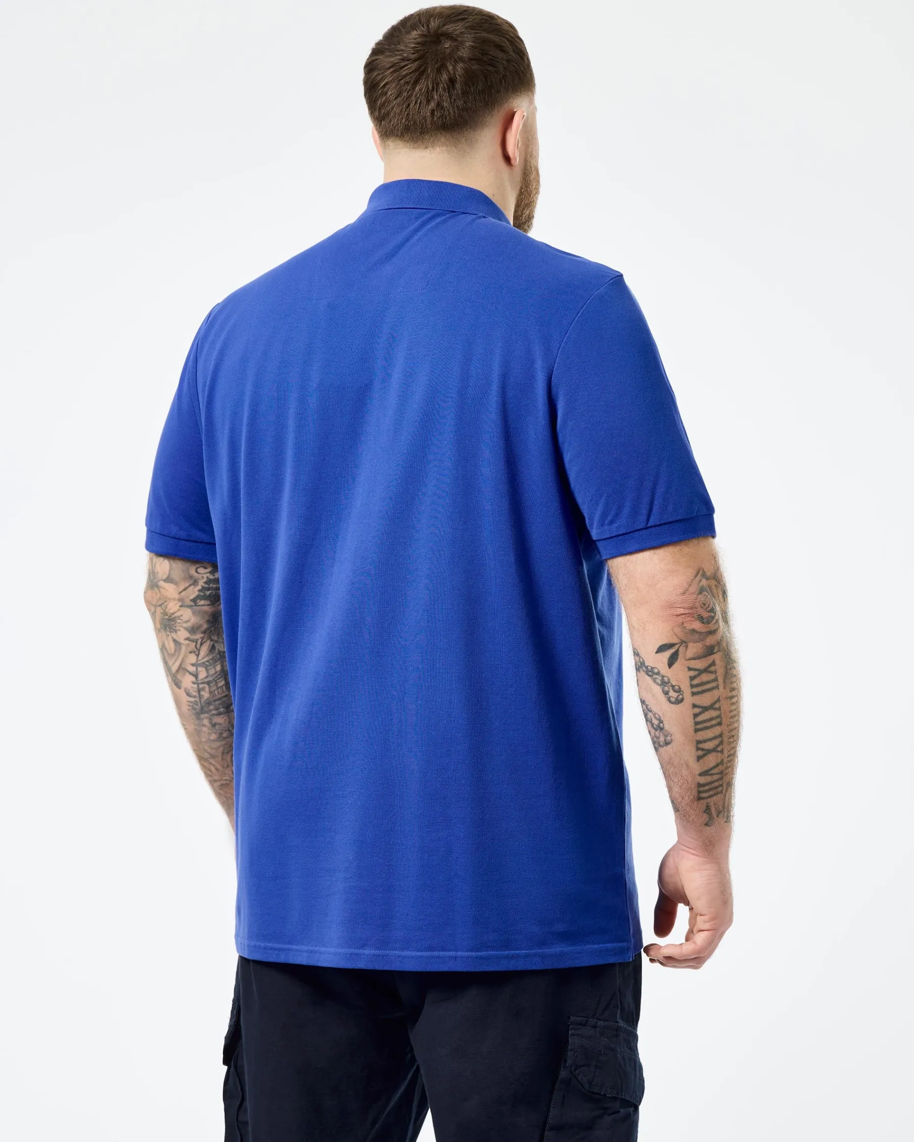 Plus Size - Caneiros Poloshirt Bluebell