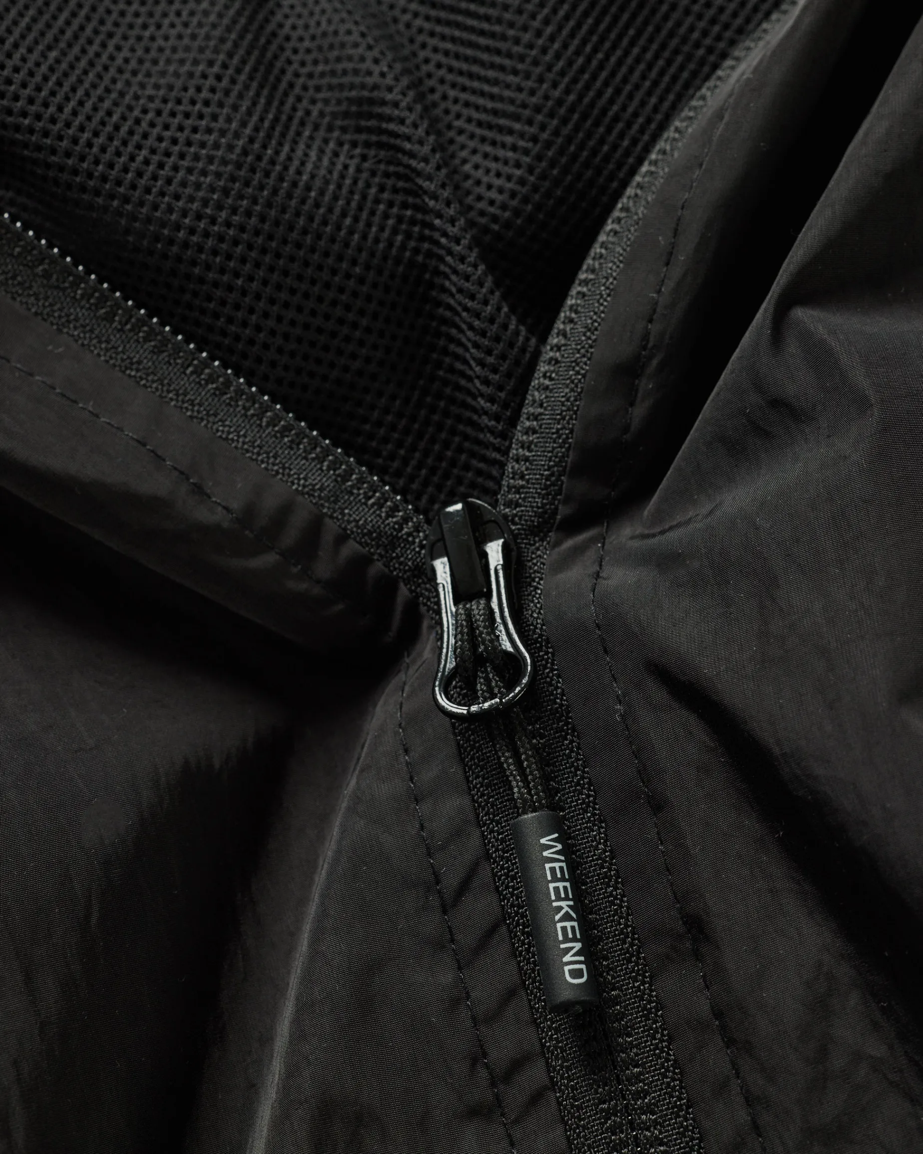 Plus Size - Technician Mesh-gefütterte Jacke Schwarz