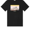 Quaaludes Grafik-T-Shirt Schwarz