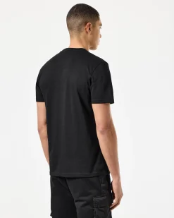 Quaaludes Grafik-T-Shirt Schwarz