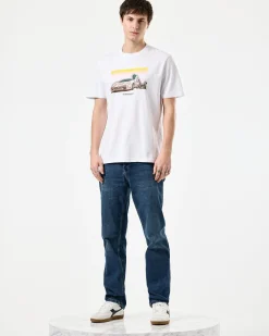 Quaaludes Grafik-T-Shirt Weiß