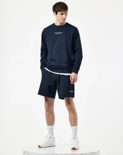 Raval Sweatshirt Marineblau/Blassrosa