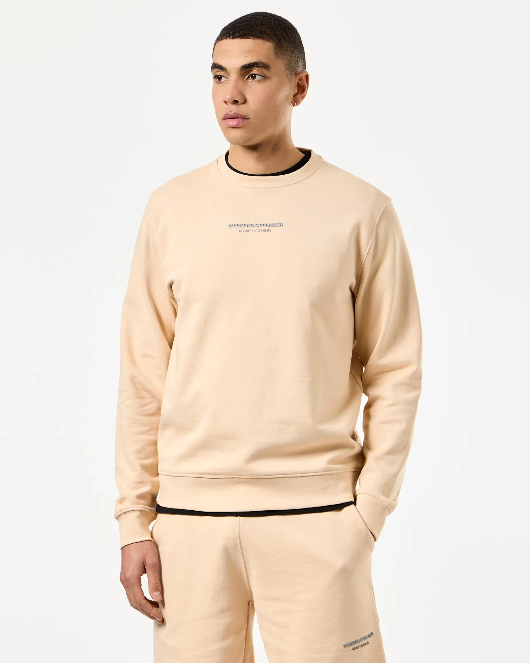 Raval Sweatshirt Tiefes Champagner/Rauchgrau