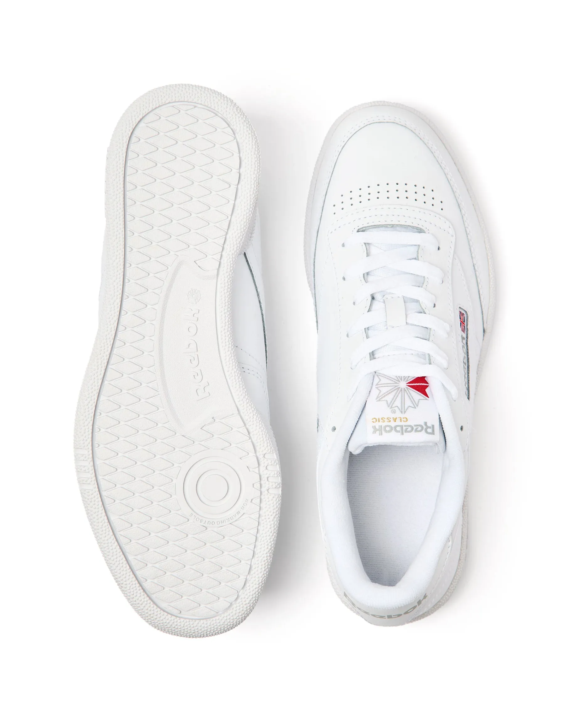 Reebok Club C 85 Sneakers Weiß/Transparentes Grau
