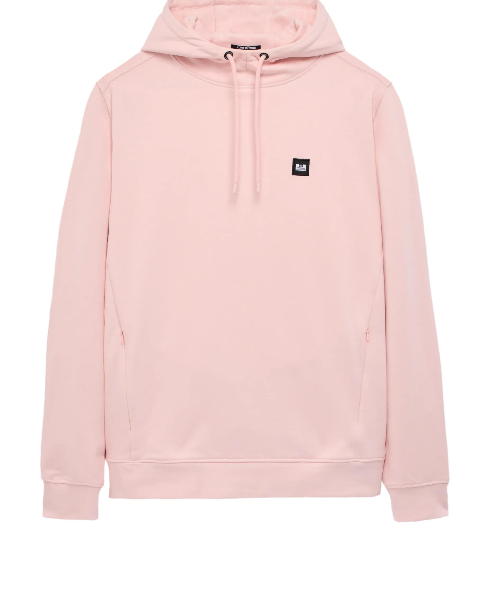Ribbe Hoodie Blassrosa