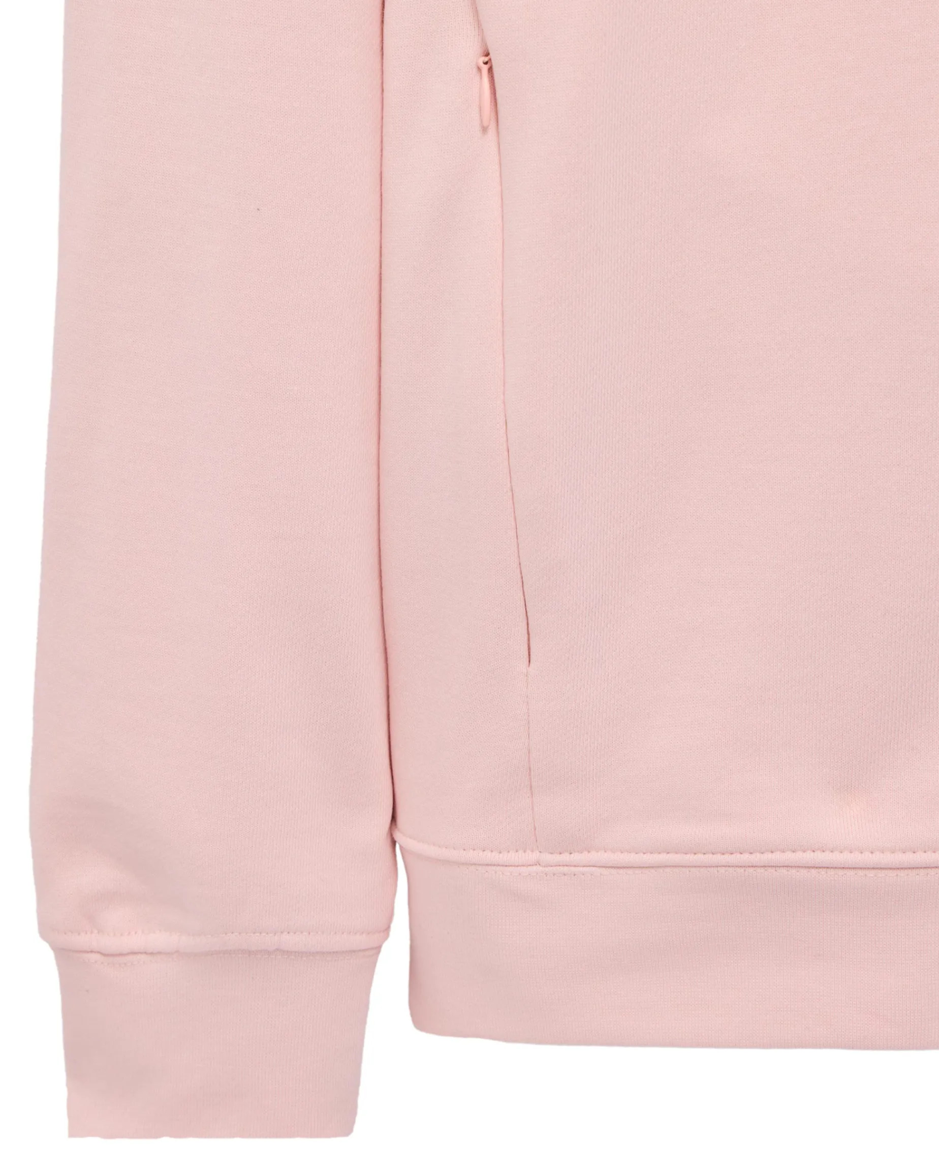 Ribbe Hoodie Blassrosa