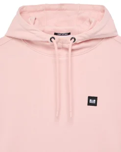 Ribbe Hoodie Blassrosa