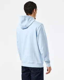 Ribbe Hoodie Ozeanwelle Blau