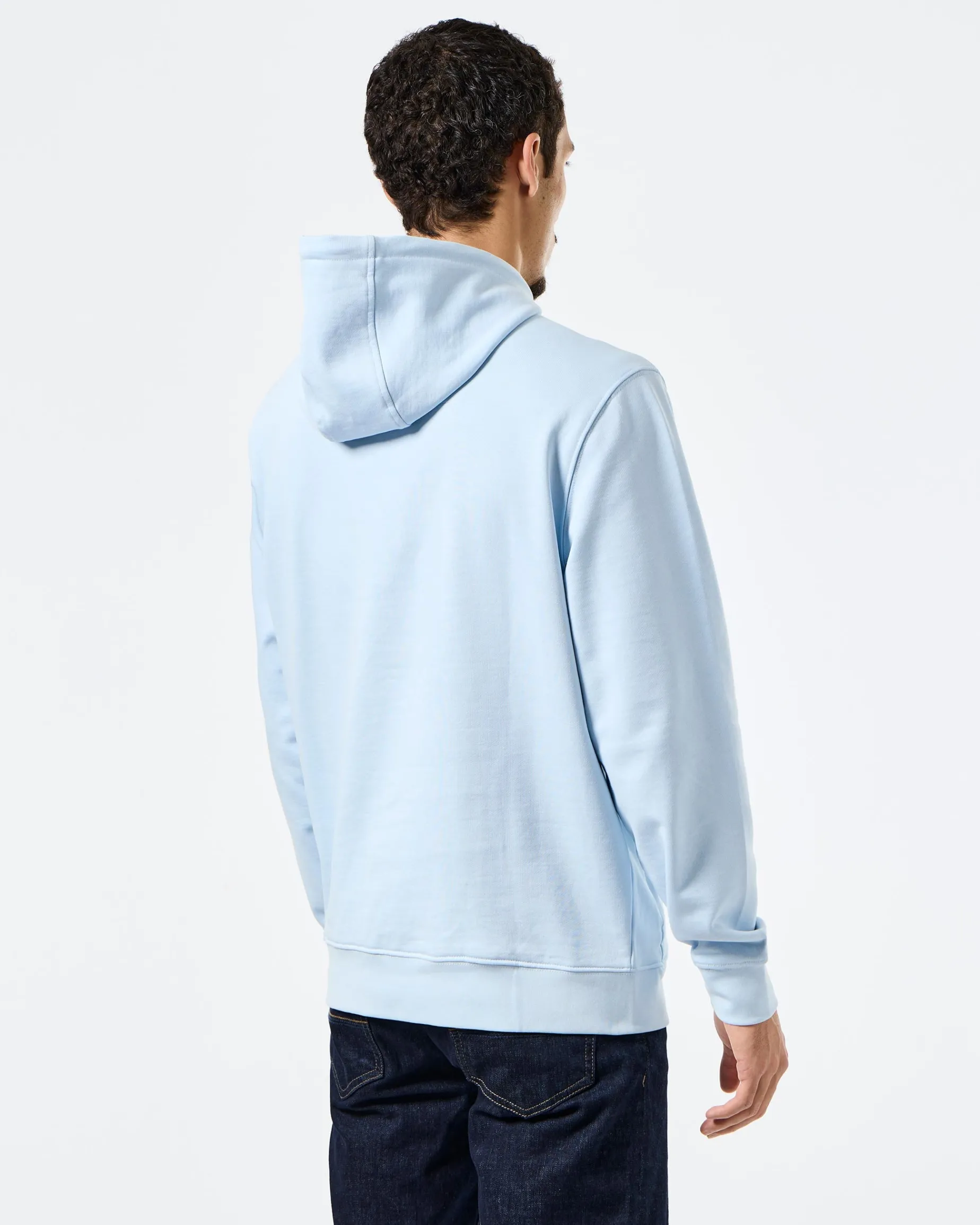 Ribbe Hoodie Ozeanwelle Blau