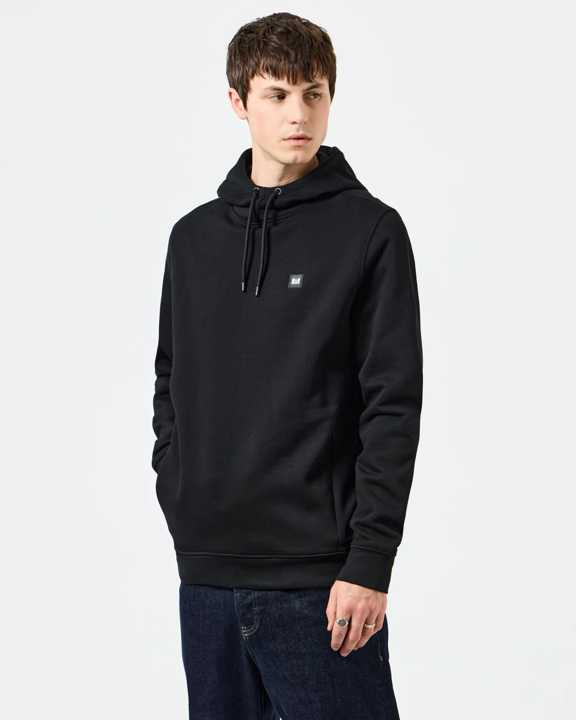 Ribbe Hoodie Schwarz