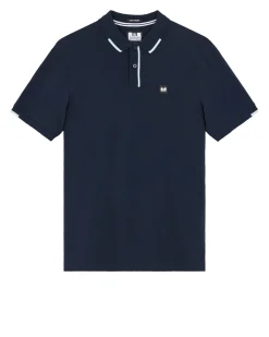 Rivas Poloshirt Marineblau/Ozeanwellenblau