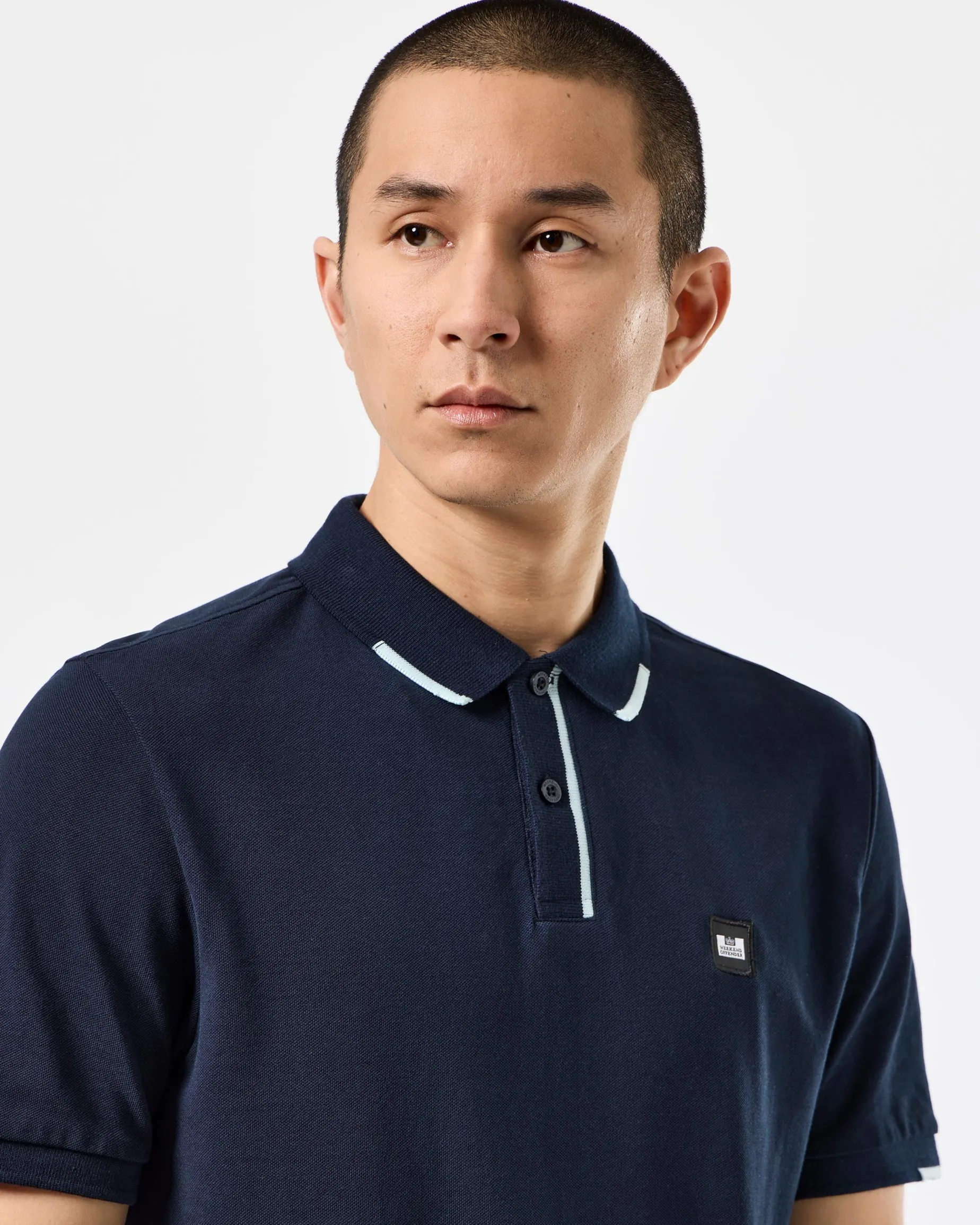 Rivas Poloshirt Marineblau/Ozeanwellenblau