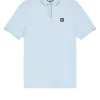 Rivas Poloshirt Ozeanwelle Blau/Smokey Grau