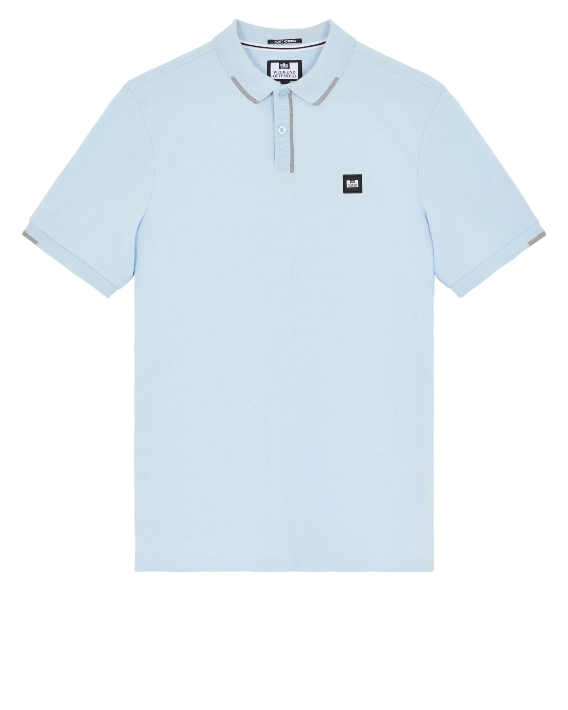 Rivas Poloshirt Ozeanwelle Blau/Smokey Grau