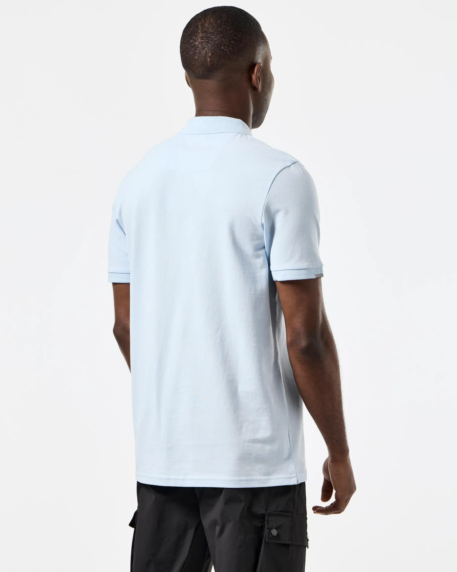 Rivas Poloshirt Ozeanwelle Blau/Smokey Grau