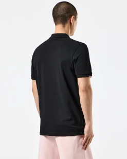 Rivas Poloshirt Schwarz/Blassrosa