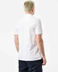 Rivas Poloshirt Weiß/Rauchgrau