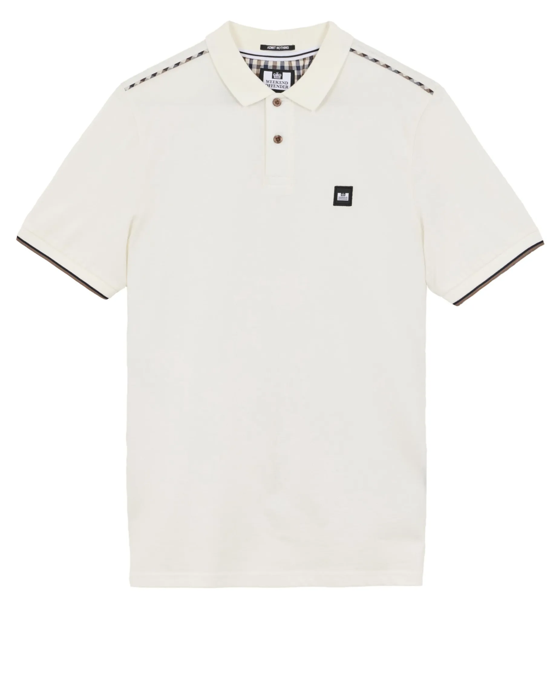 Sakai Poloshirt Ghost/Mid House Check