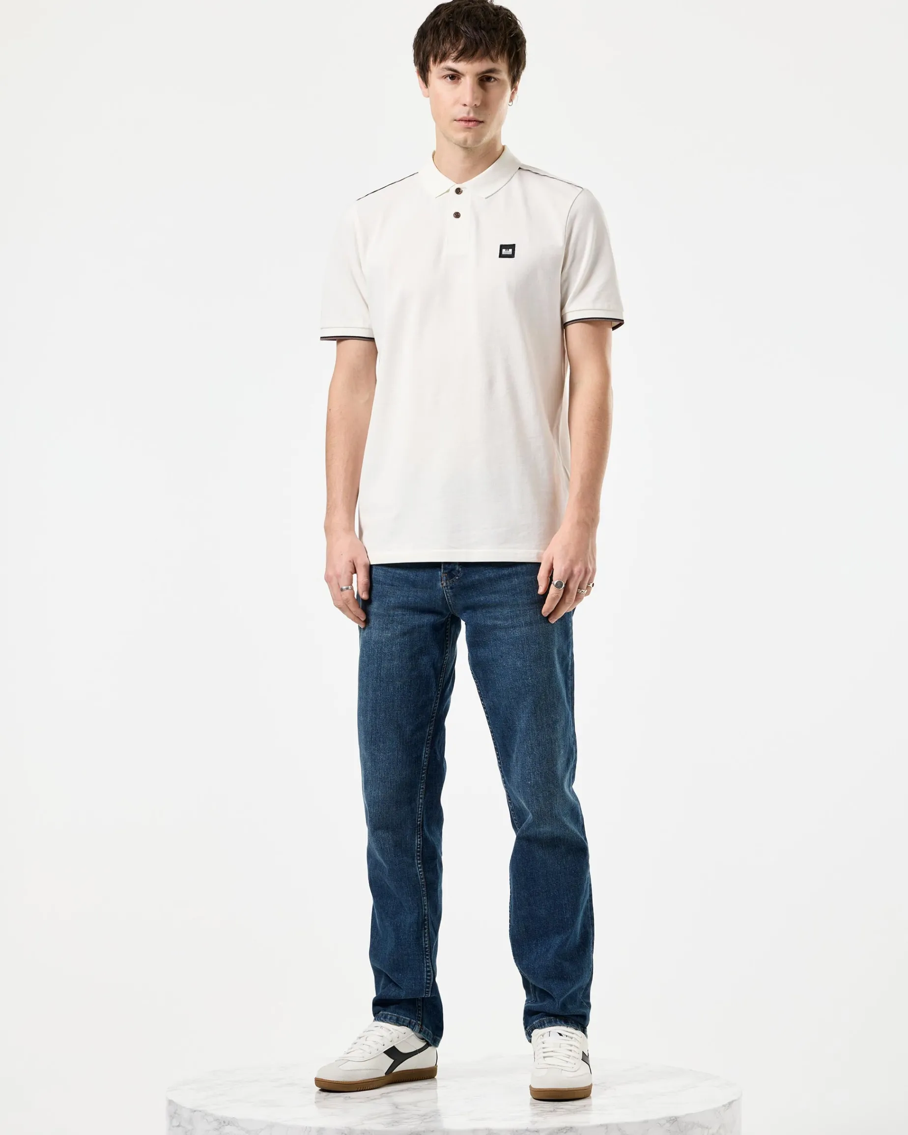 Sakai Poloshirt Ghost/Mid House Check