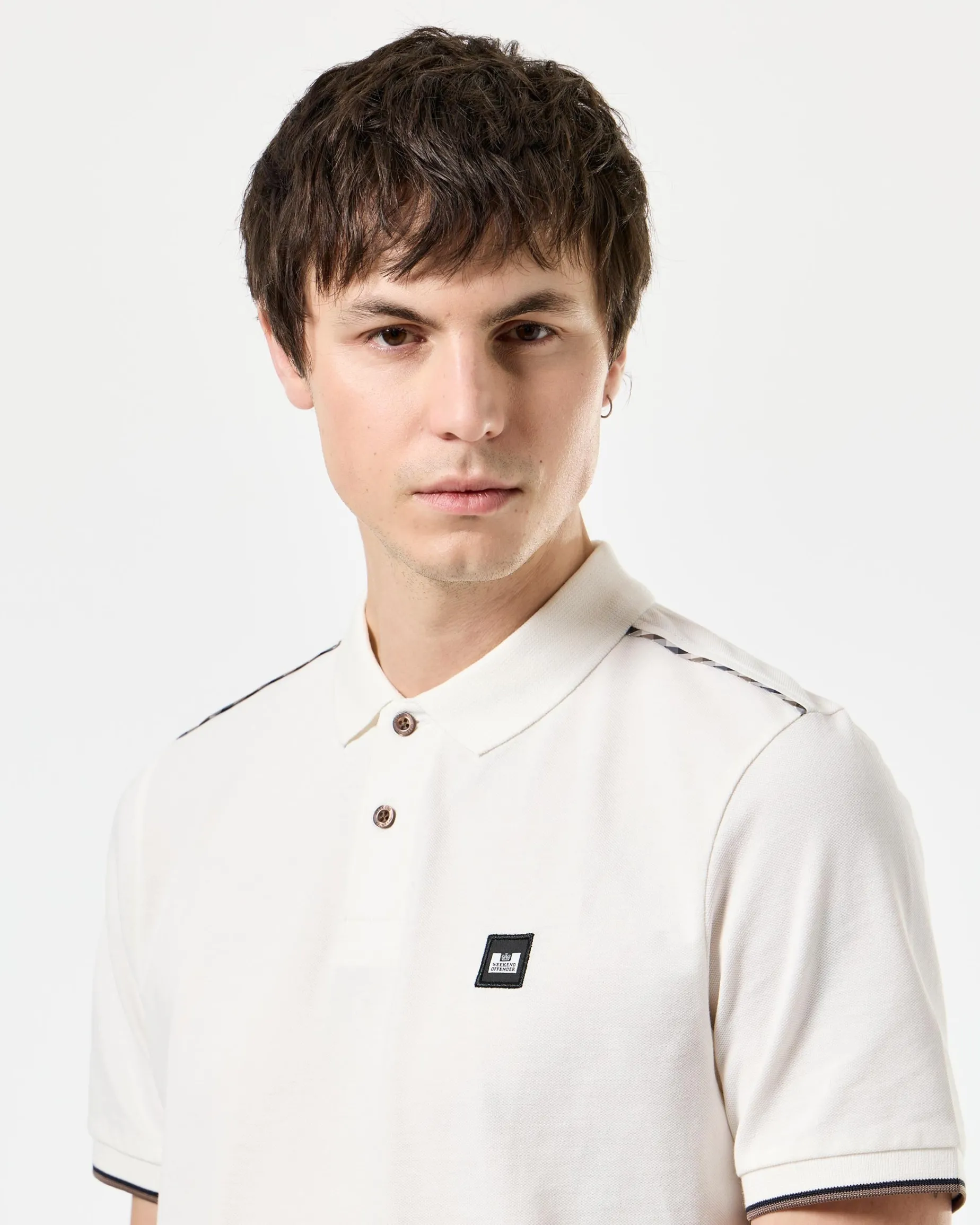 Sakai Poloshirt Ghost/Mid House Check