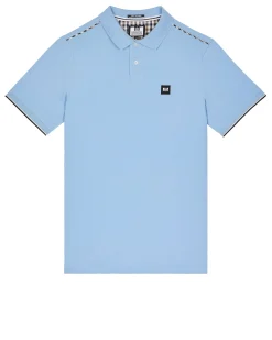 Sakai Poloshirt Marineblau/Mid House Check