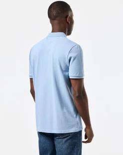 Sakai Poloshirt Marineblau/Mid House Check