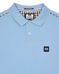 Sakai Poloshirt Marineblau/Mid House Check
