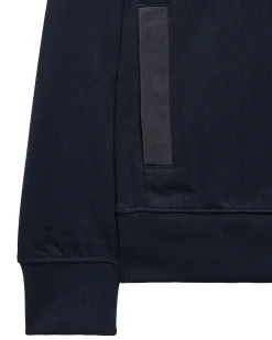 Santo Sweatshirt mit durchgehendem Reißverschluss, Marineblau