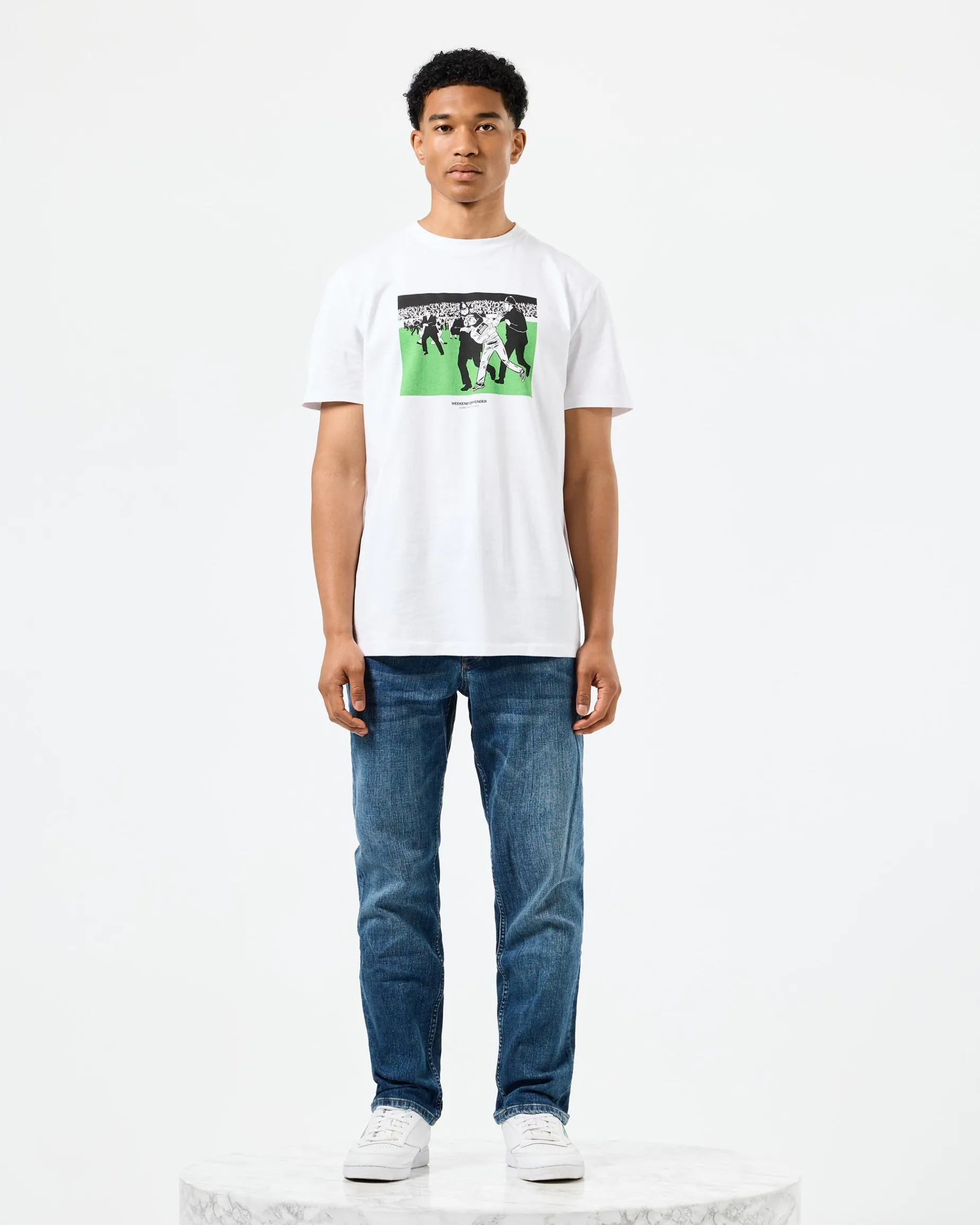 Saturday Kinder T-Shirt mit Grafik Weiß