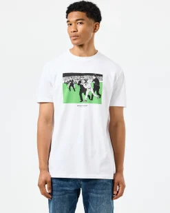 Saturday Kinder T-Shirt mit Grafik Weiß