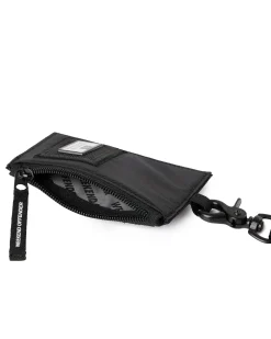 Schlüsselbandtasche Schwarz Ripstop