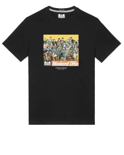 Selhurst Grafik-T-Shirt Schwarz