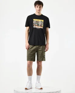 Selhurst Grafik-T-Shirt Schwarz
