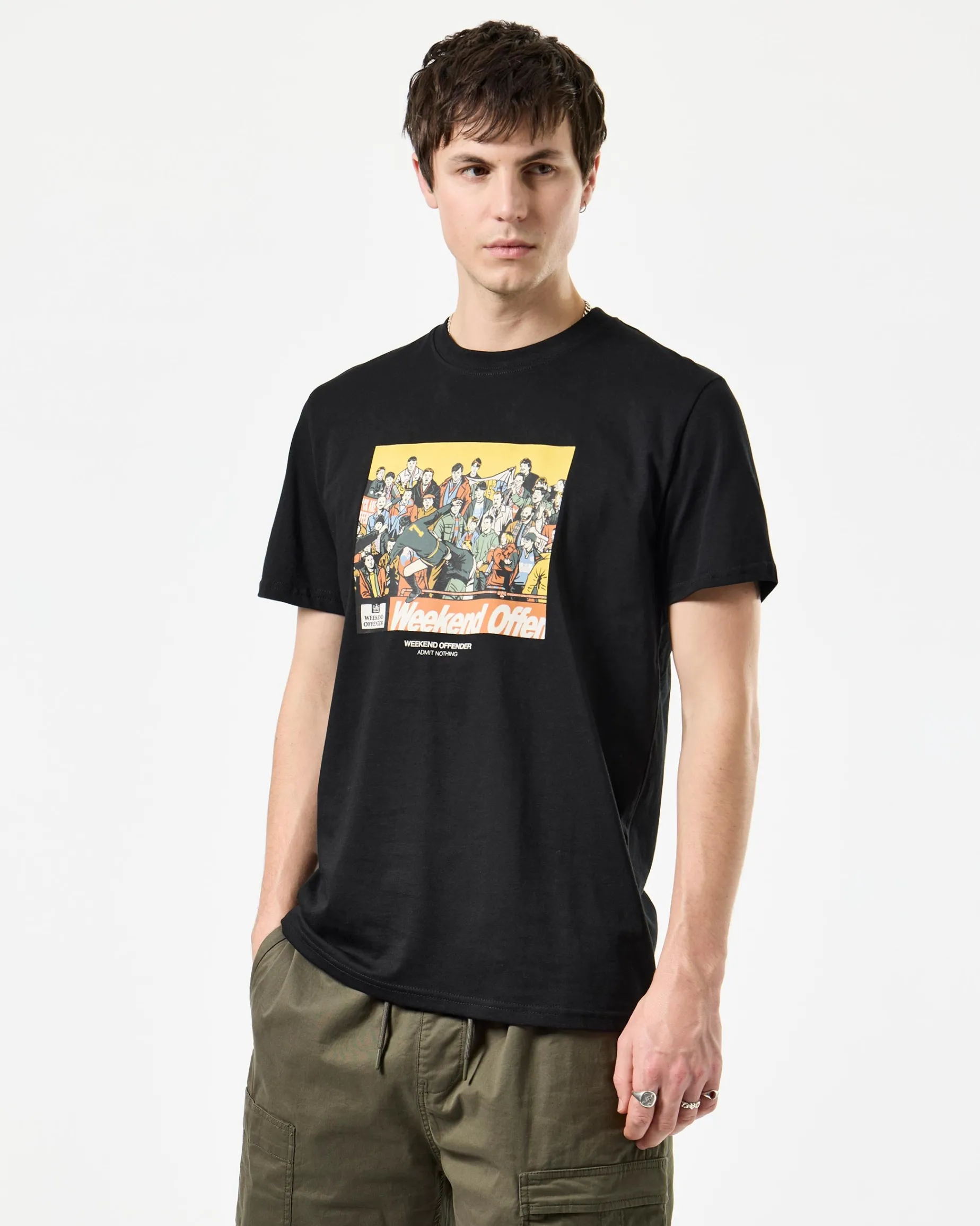 Selhurst Grafik-T-Shirt Schwarz