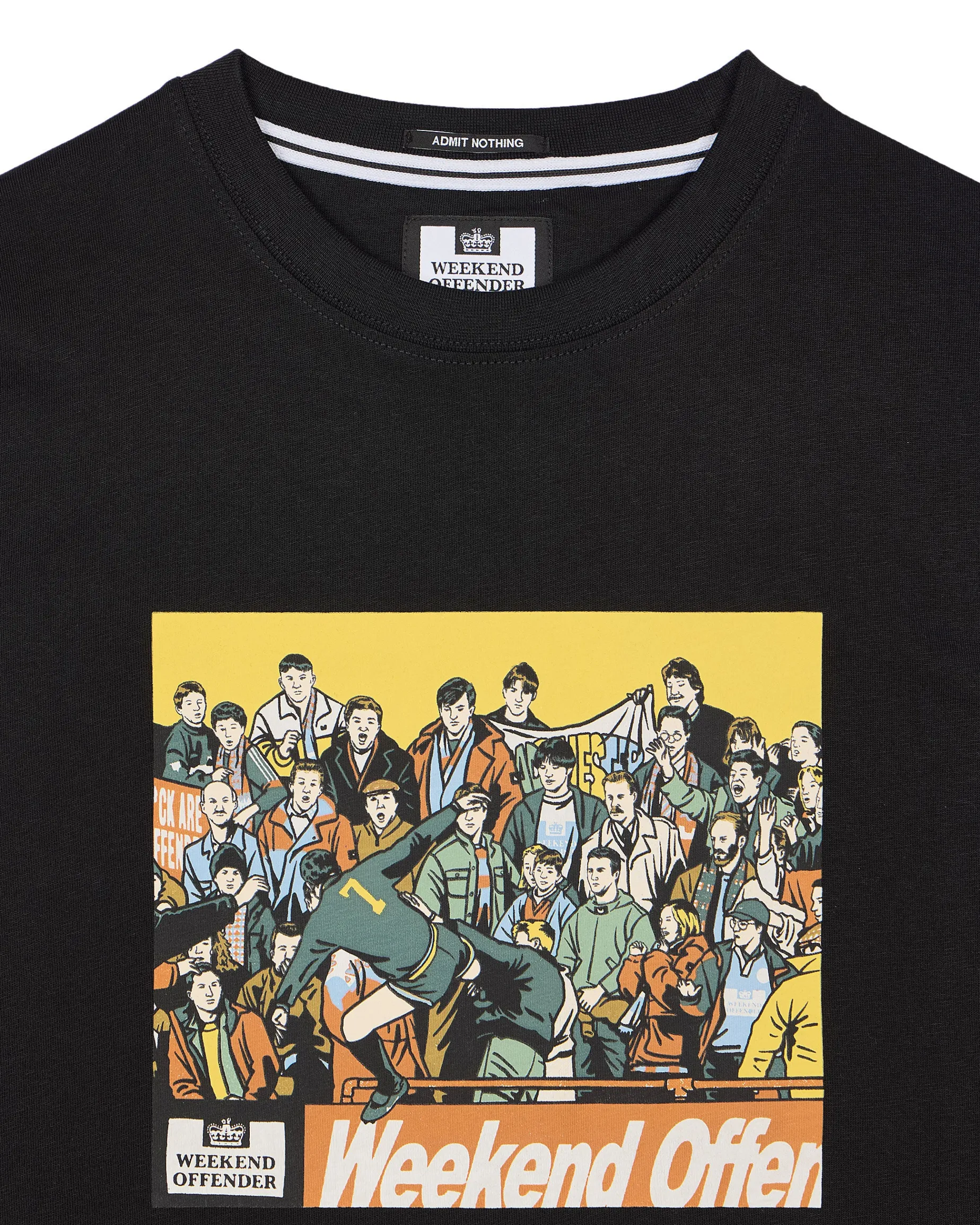 Selhurst Grafik-T-Shirt Schwarz