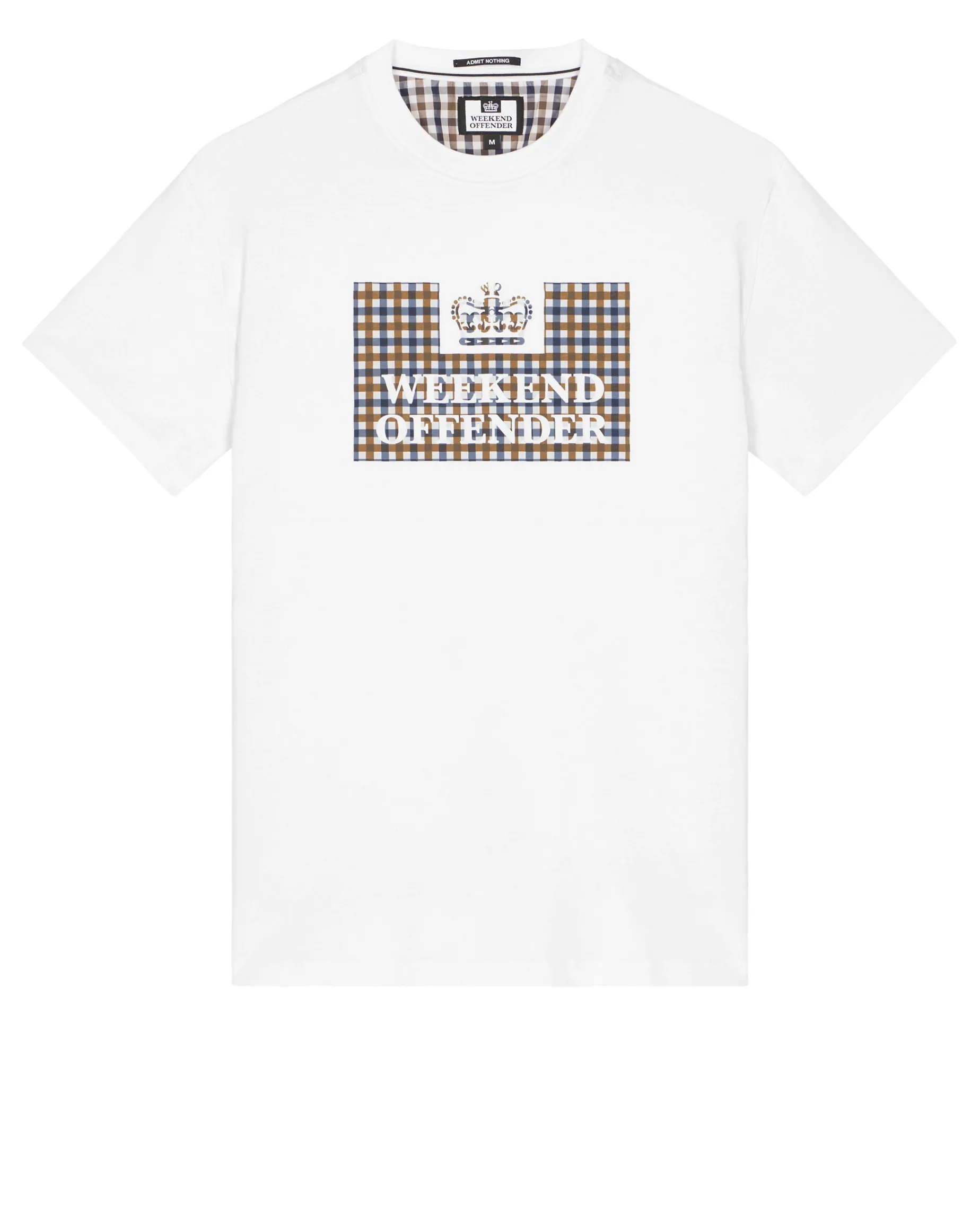 Shevchenko T-Shirt Weiß/Mid House Check