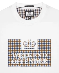 Shevchenko T-Shirt Weiß/Mid House Check