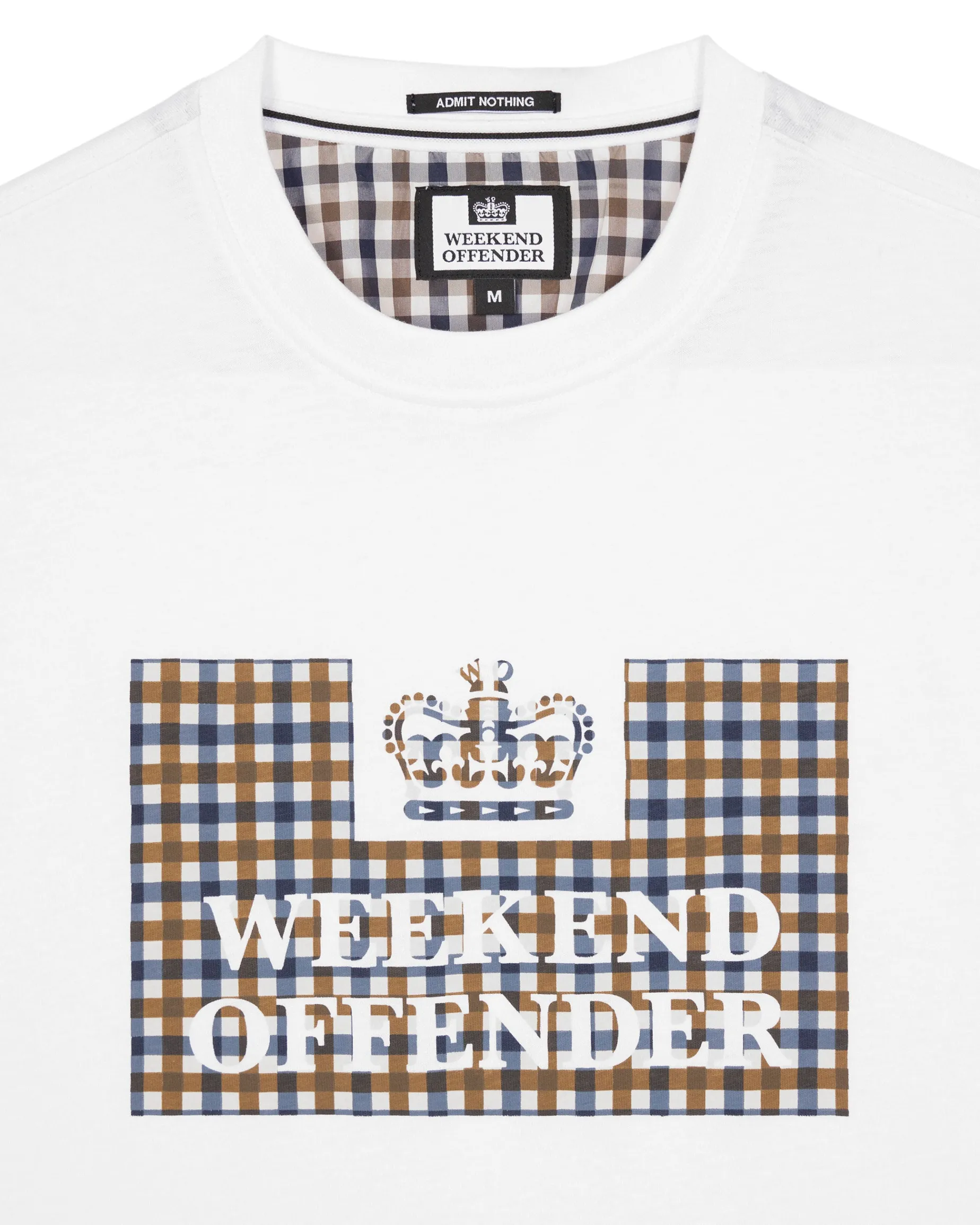 Shevchenko T-Shirt Weiß/Mid House Check